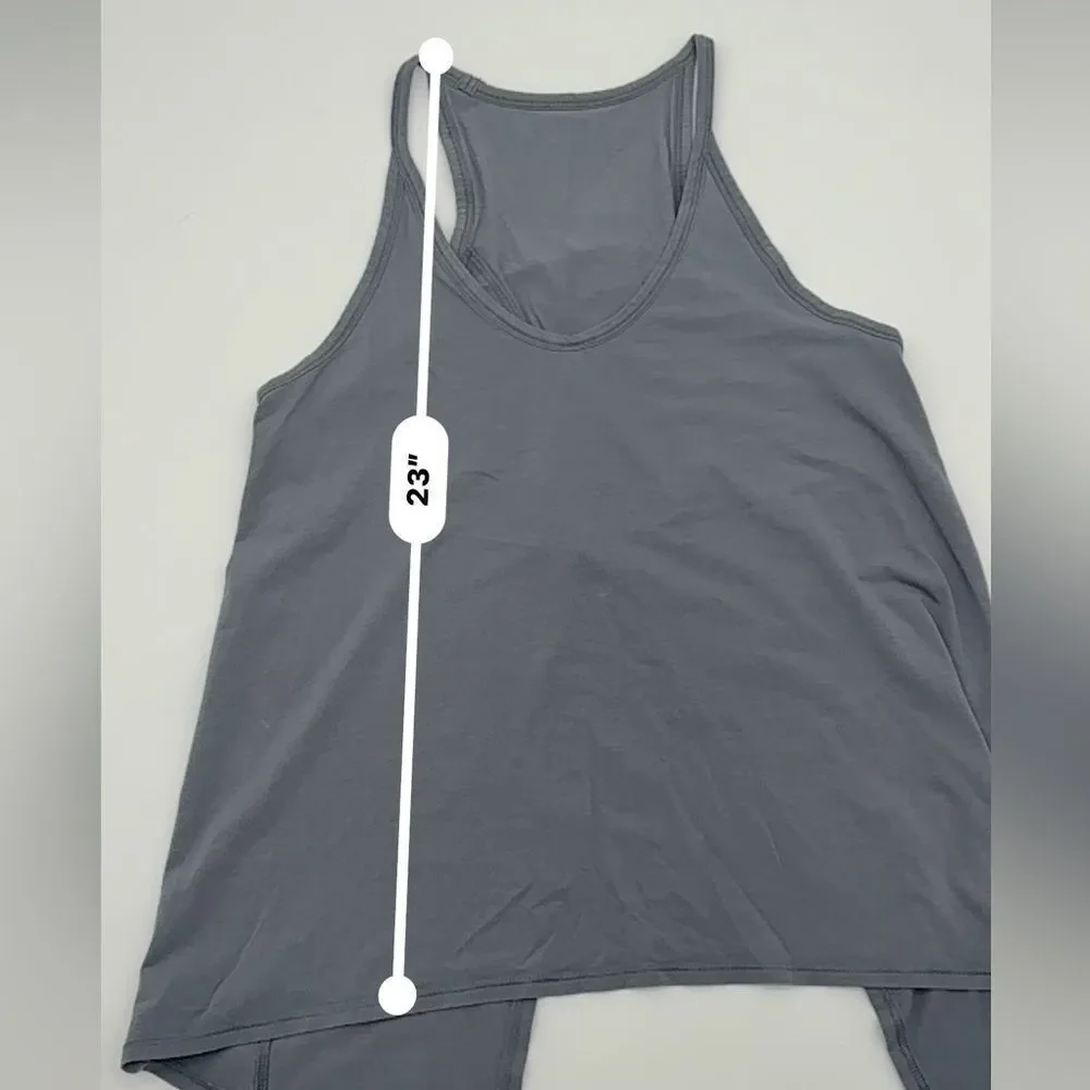 Lululemon Grey Open Back Tank